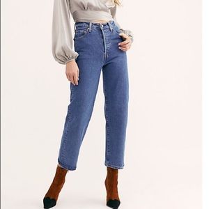 levis ribcage straight ankle